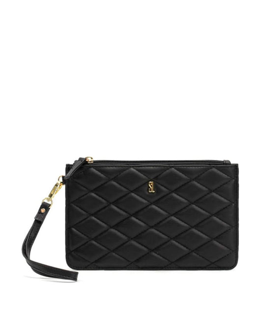 Clutch Santa Lolla Preta Matelassê