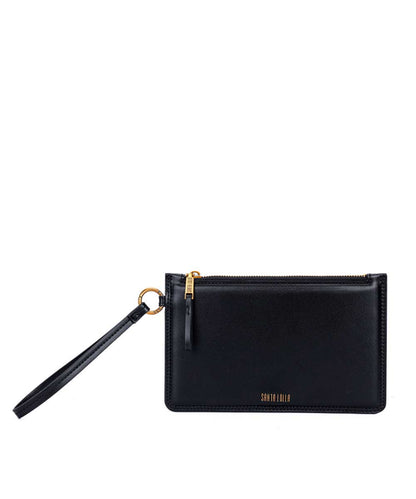 Clutch Santa Lolla Preto Alça Mão