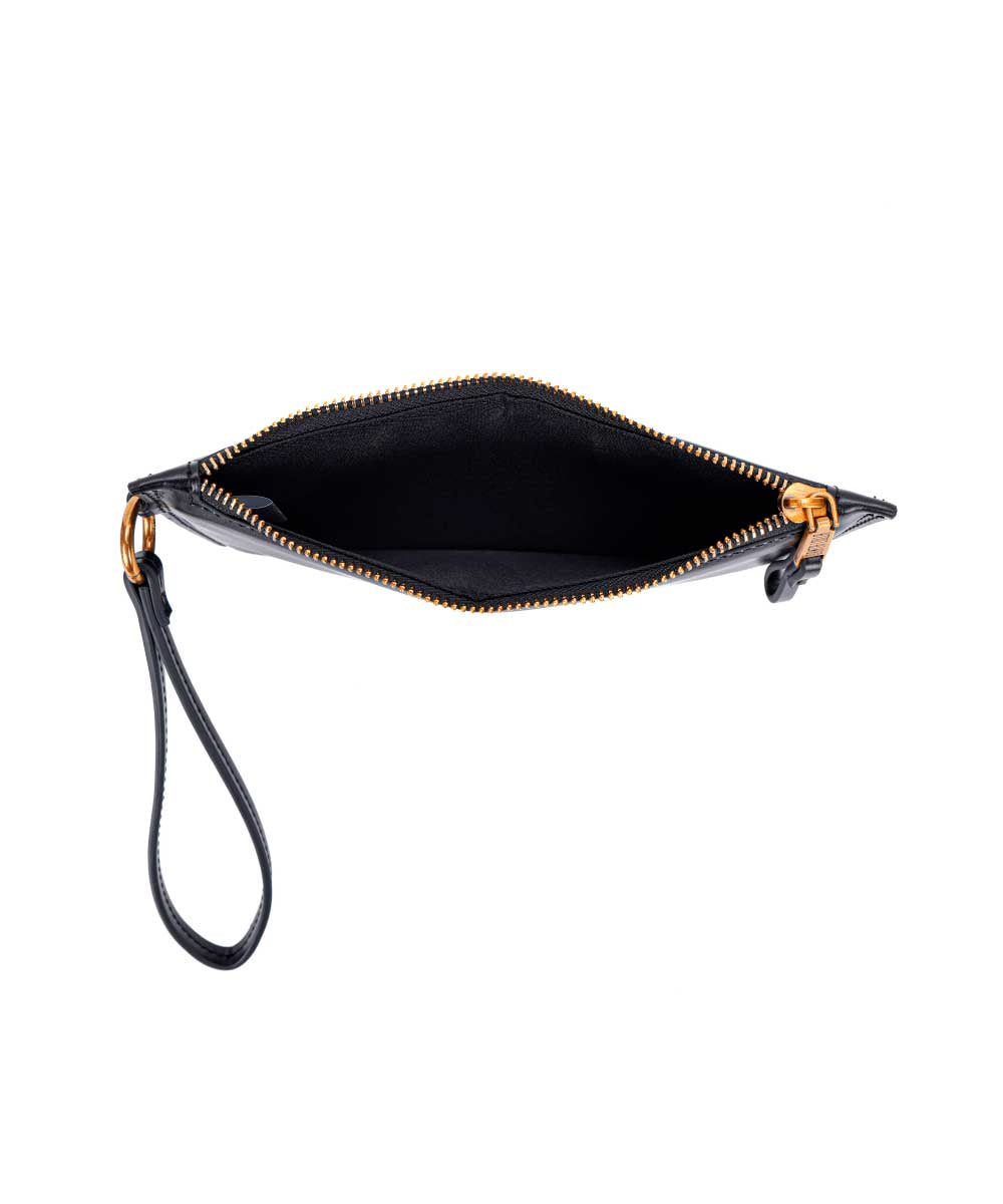 Clutch Santa Lolla Preto Alça Mão