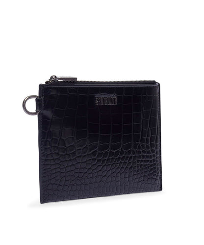 Clutch Santa Lolla Preto Alça Mão