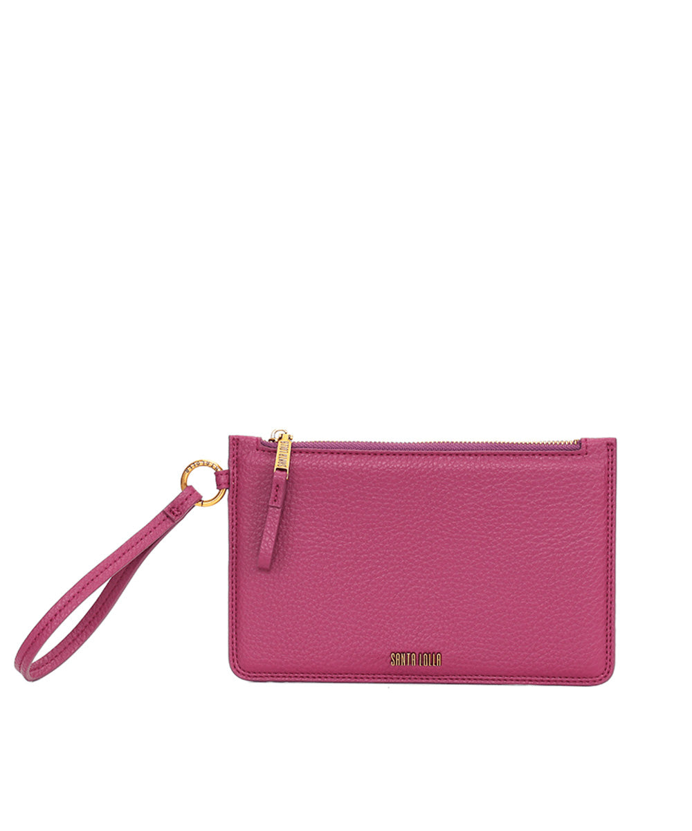 Clutch Santa Lolla Rosa Fúcsia Alça Mão