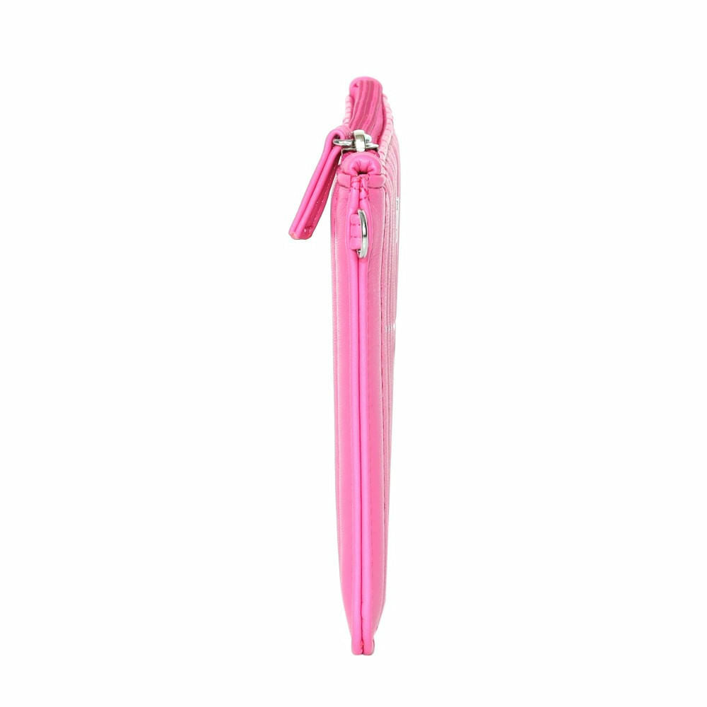 Clutch Santa Lolla Rosa Hibisco Matelassê Alça Mão
