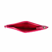 Clutch Santa Lolla Rosa Hibisco Matelassê Alça Mão