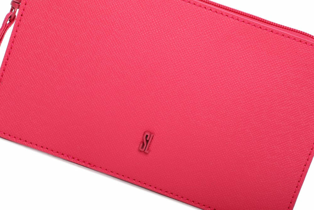 Clutch Santa Lolla Rosa Neon Alça Mão