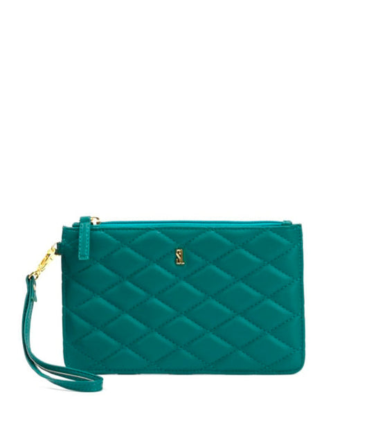 Clutch Soft Santa Lolla Verde Savage Alça Mão