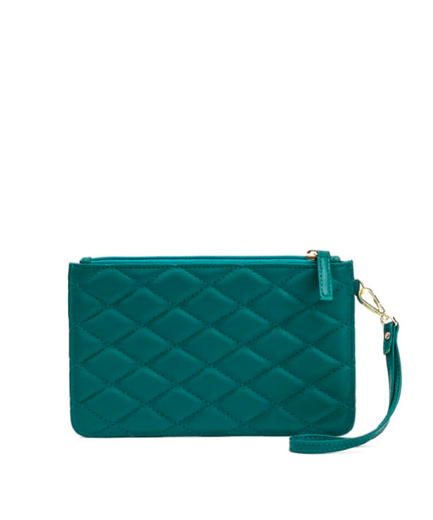 Clutch Soft Santa Lolla Verde Savage Alça Mão