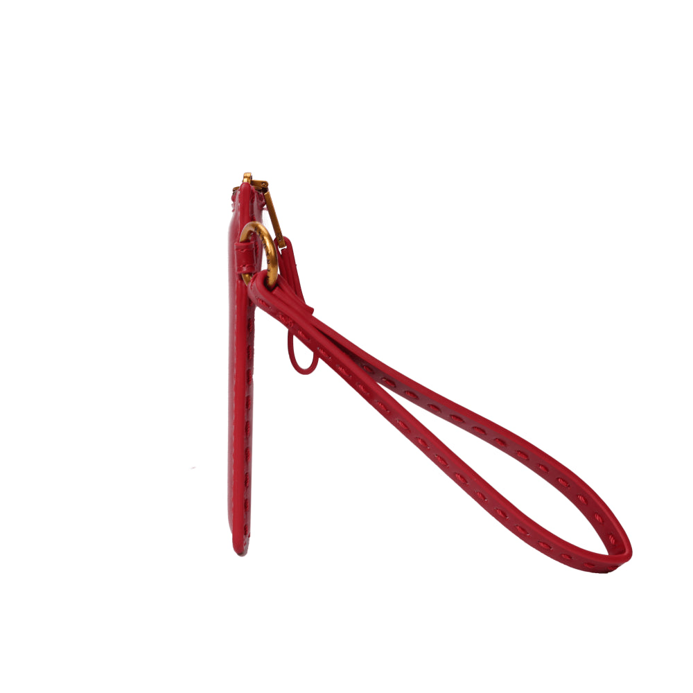 Clutch Vermelha Santa Lolla Alça De Mão