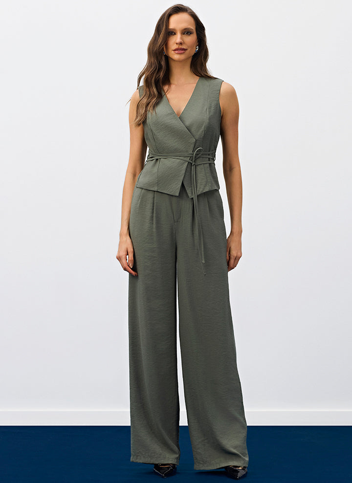 Colete Amarração Cintura Army Green Meia Loka Meia Loka