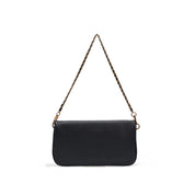 Bolsa Transversal Santa Lolla Preta Alça Corrente