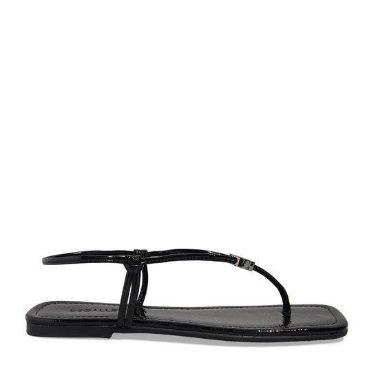 Rasteirinha Preta Verniz Degalls