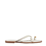 Rasteirinha Off White Couro Degalls