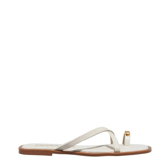 Rasteirinha Off White Couro Degalls