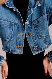 Jaqueta Jeans Botões Frontal Frysaide