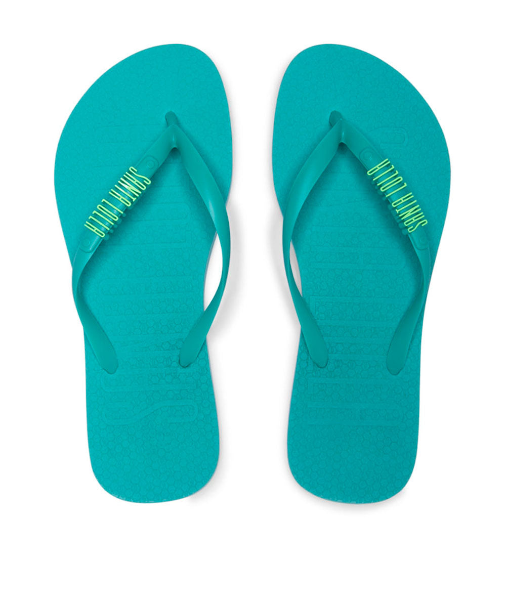 Kit Chinelo Flip Flop Azul Laguna Borracha