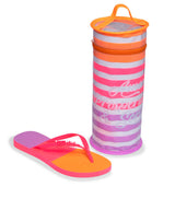 Kit Chinelo Flip Flop Santa Lolla Cores Borracha