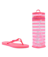 Kit Chinelo Flip Flop Santa Lolla Rosa Borracha