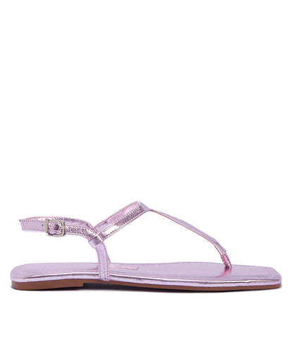 Kit Rasteira Santa Lolla Rose Metalizado Necessáire