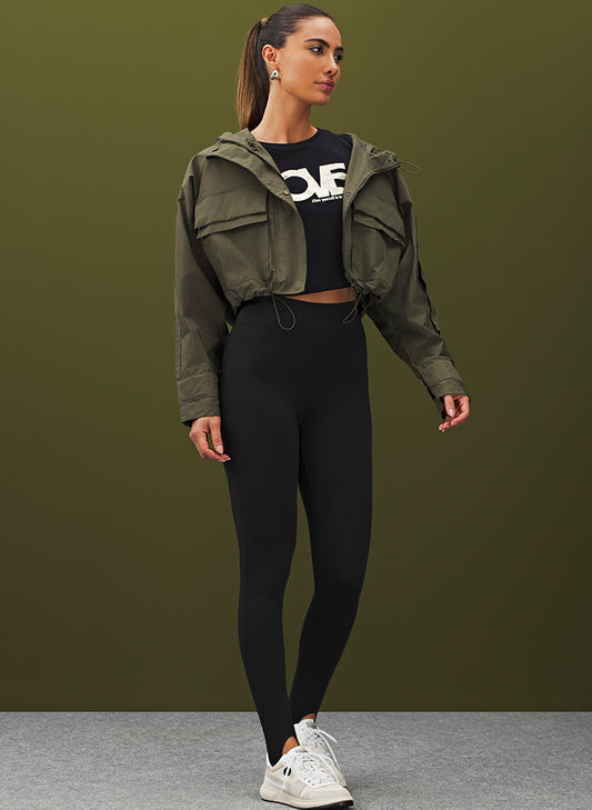 Legging Pezinho Preto Meia Loka Meia Loka