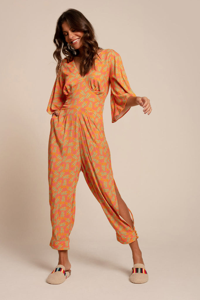 Macacão Estampa Sonho De Caju Flô Maria