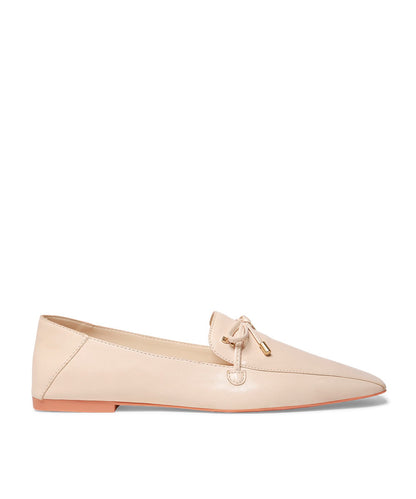 Mocassim Santa Lolla Off White Bico Quadrado