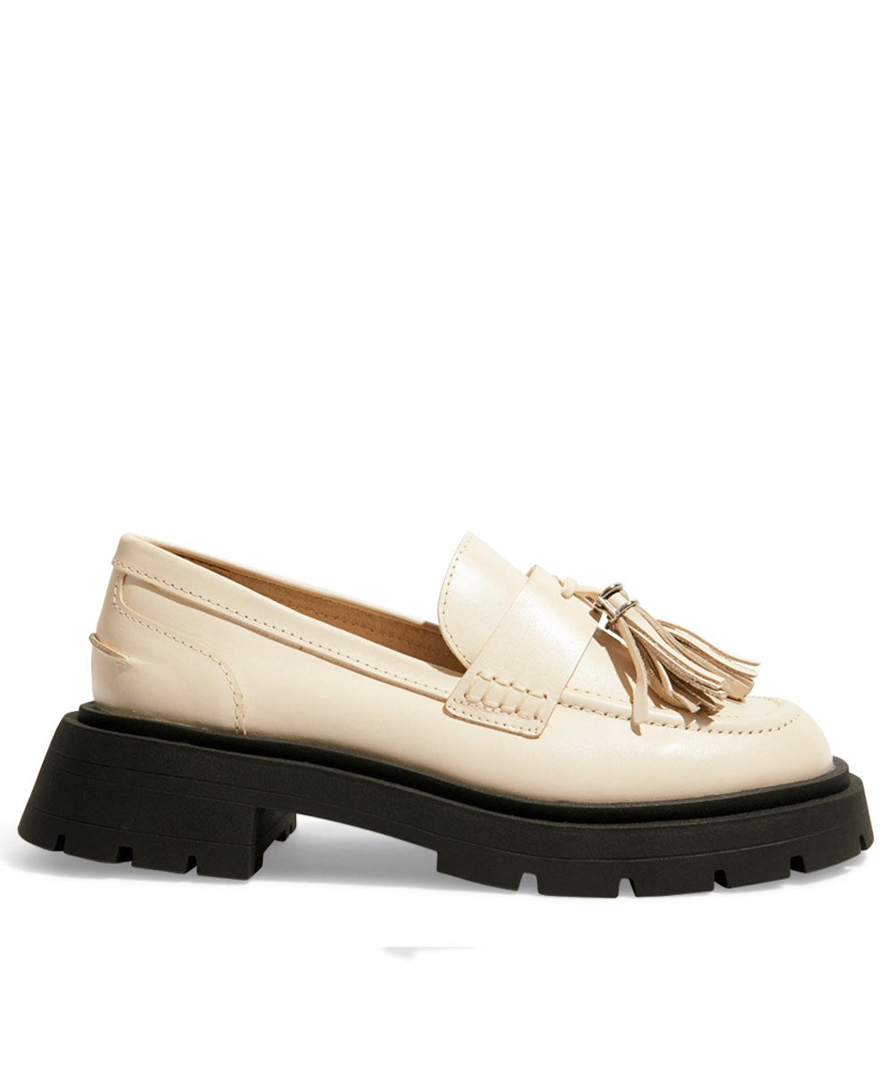 Mocassim Santa Lolla Off White Tratorado