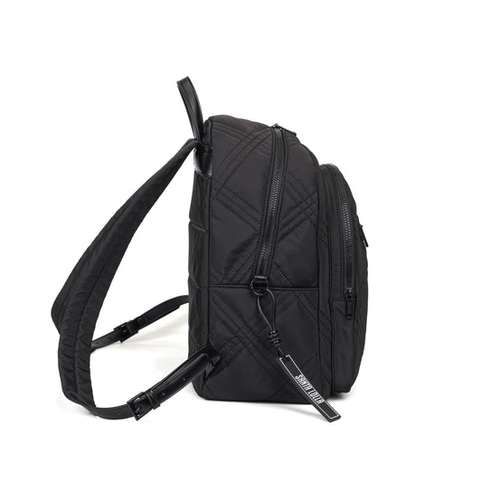 Mochila Preta Nylon Santa Lolla Matelassê