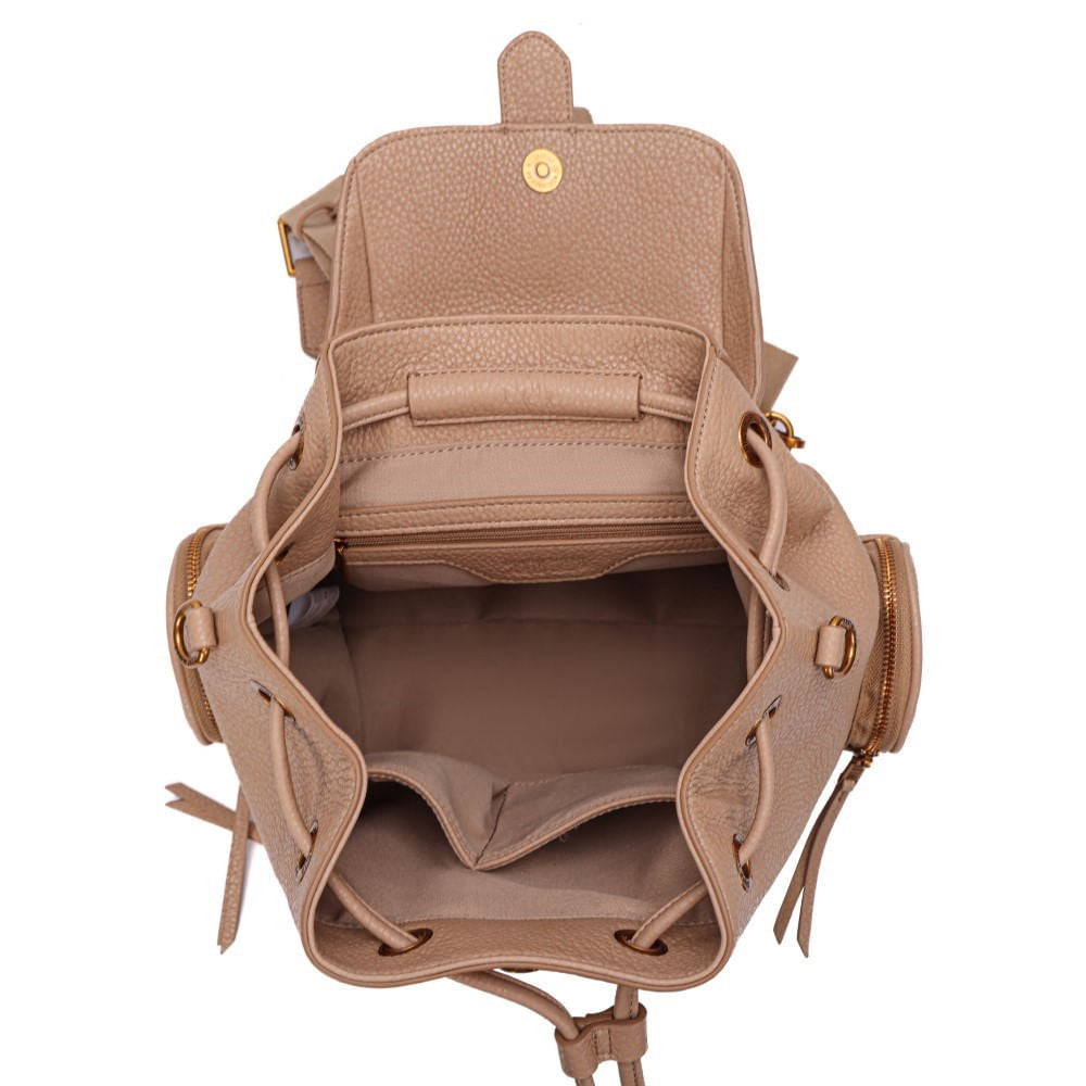 Mochila Santa Lolla Bege Floater Bolsos