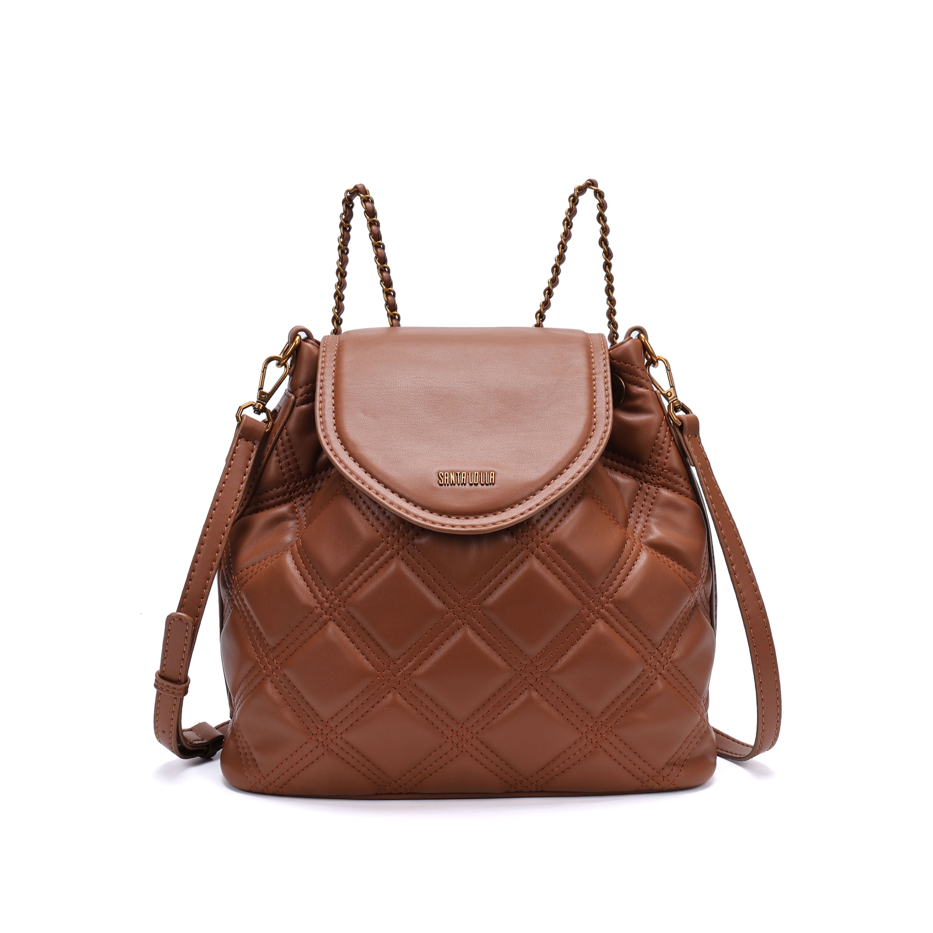 Mochila Santa Lolla Marrom Soft