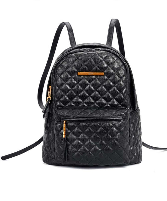 Mochila Santa Lolla Preta Matelassê