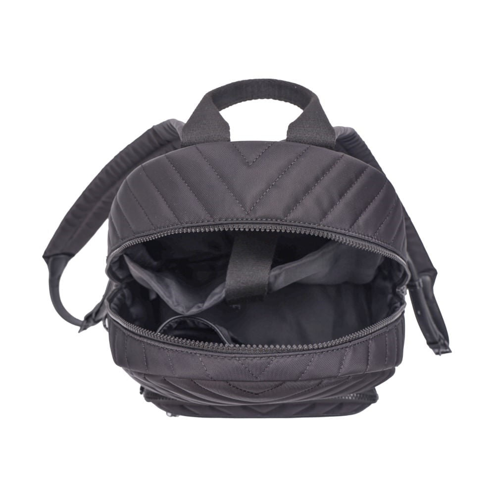 Mochila Santa Lolla Preta Nylon Matelassê