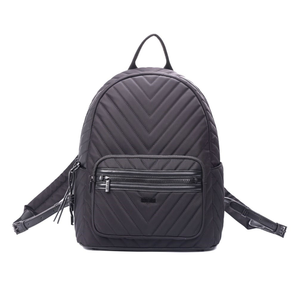 Mochila Santa Lolla Preta Nylon Matelassê