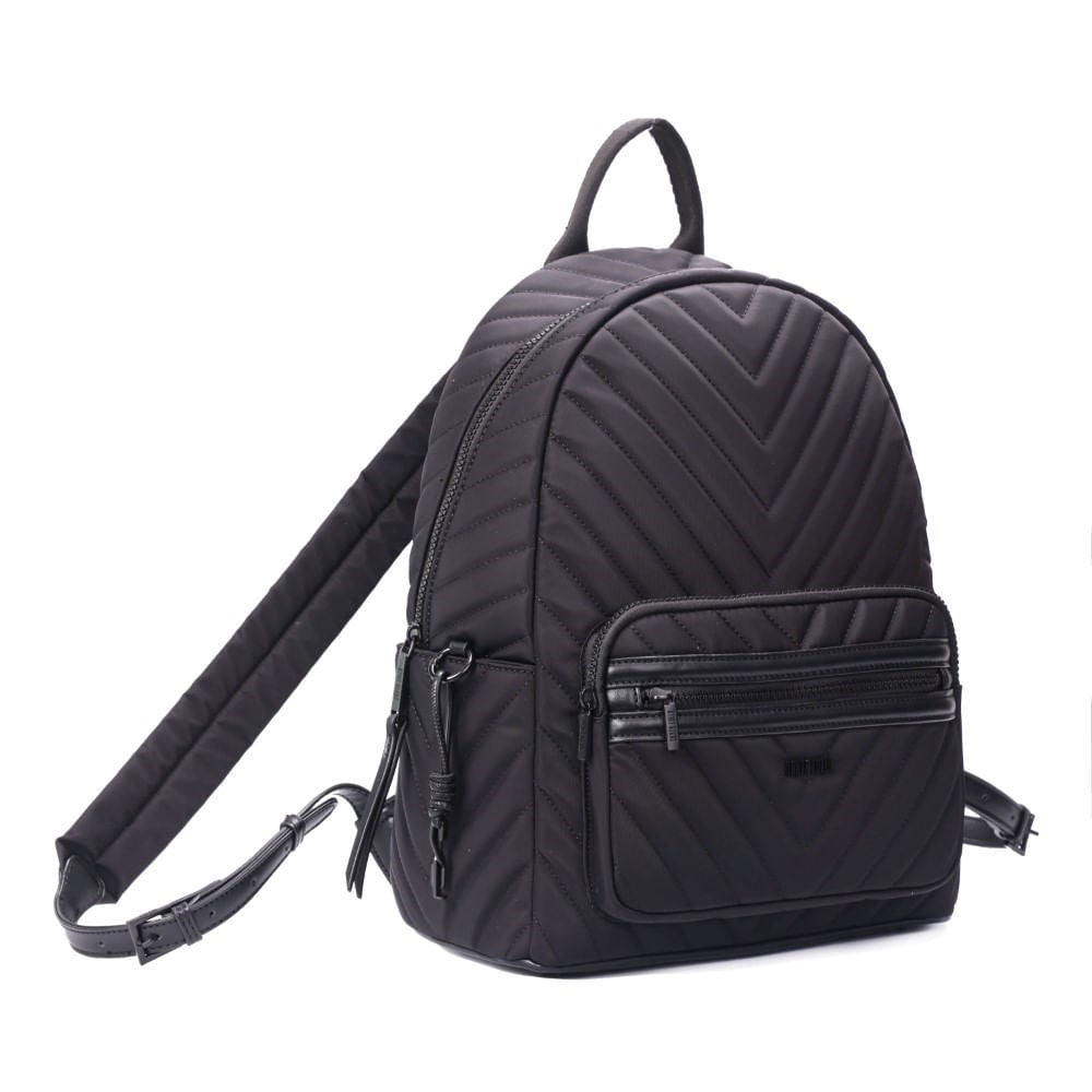 Mochila Santa Lolla Preta Nylon Matelassê