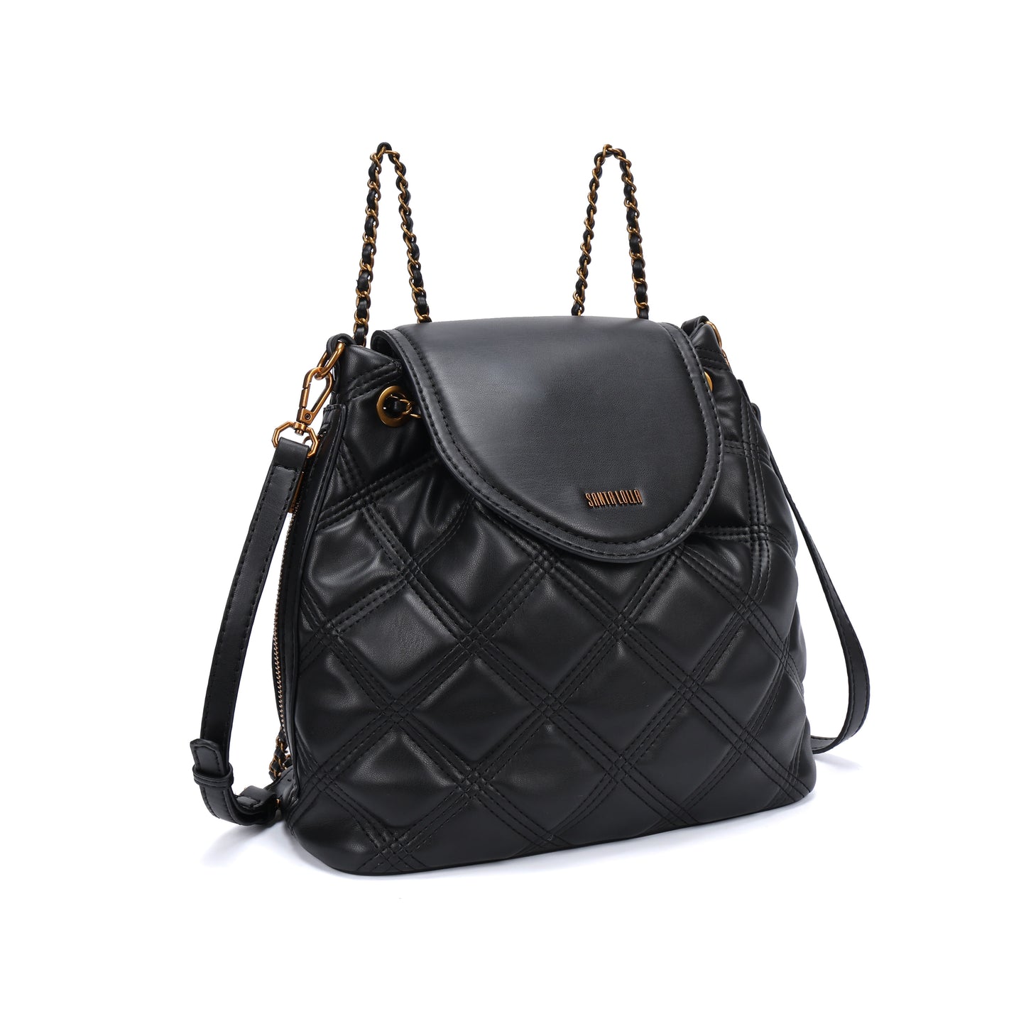 Mochila Santa Lolla Preta Soft