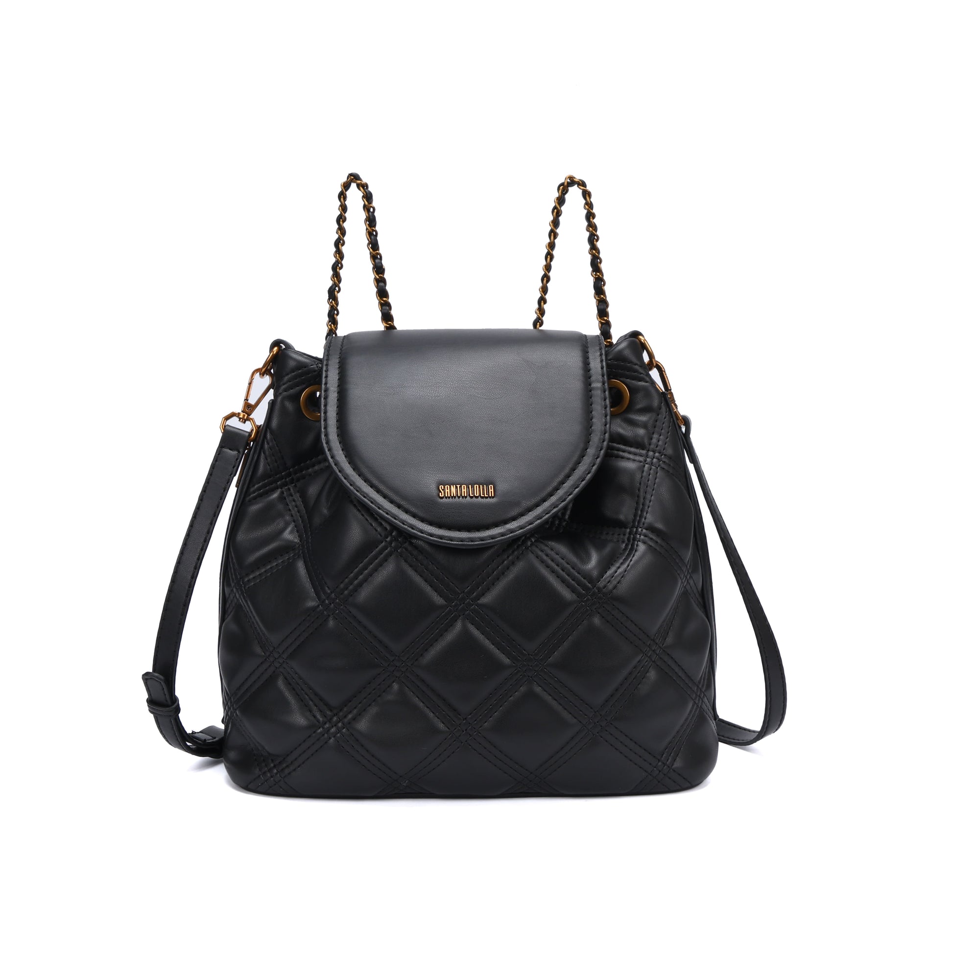 Mochila Santa Lolla Preta Soft