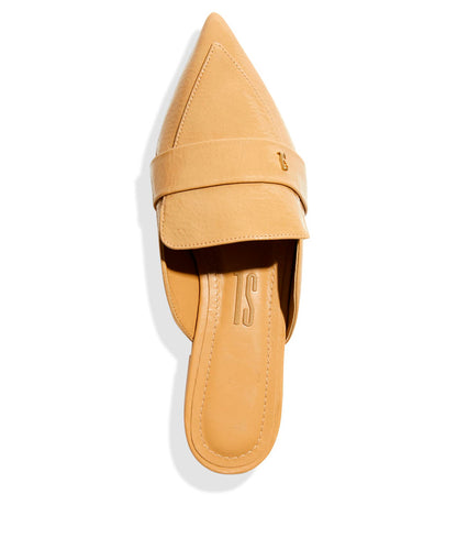 Mule Santa Lolla Bege Verniz Bico Fino