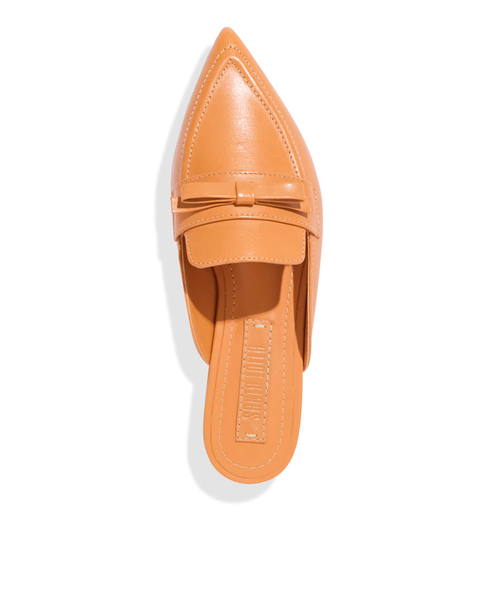 Mule Santa Lolla Caramelo Bico Fino