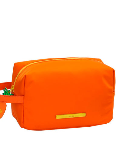 Necessaire Nylon Santa Lolla Laranja Neon