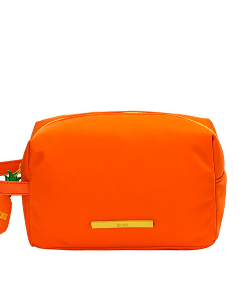Necessaire Nylon Santa Lolla Laranja Neon
