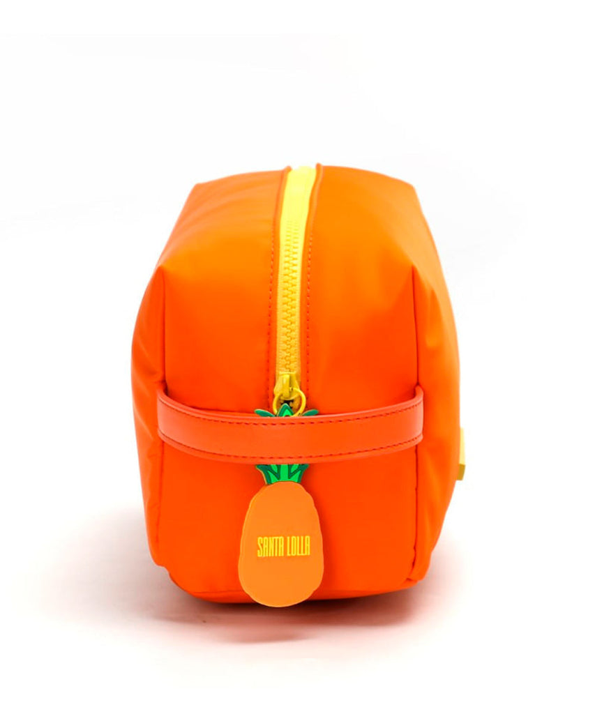 Necessaire Nylon Santa Lolla Laranja Neon