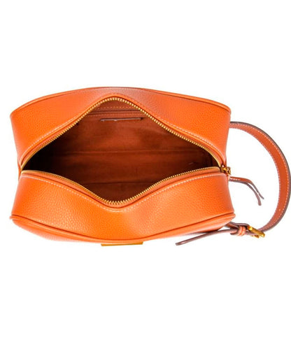 Necessaire Santa Lolla Marrom Alça Mão