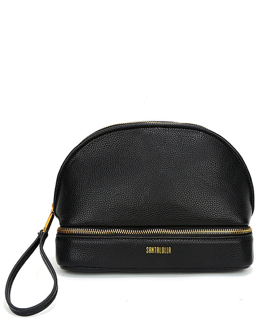 Necessaire Santa Lolla Preta Alça Mão