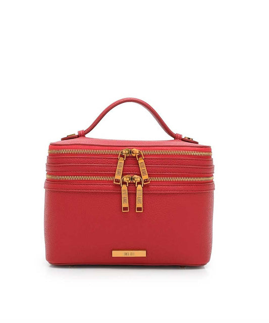 Necessaire Santa Lolla Quadrada Vermelho Cherry