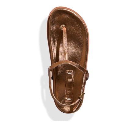 Papete Feminina Bronze Metalizada Santa Lolla