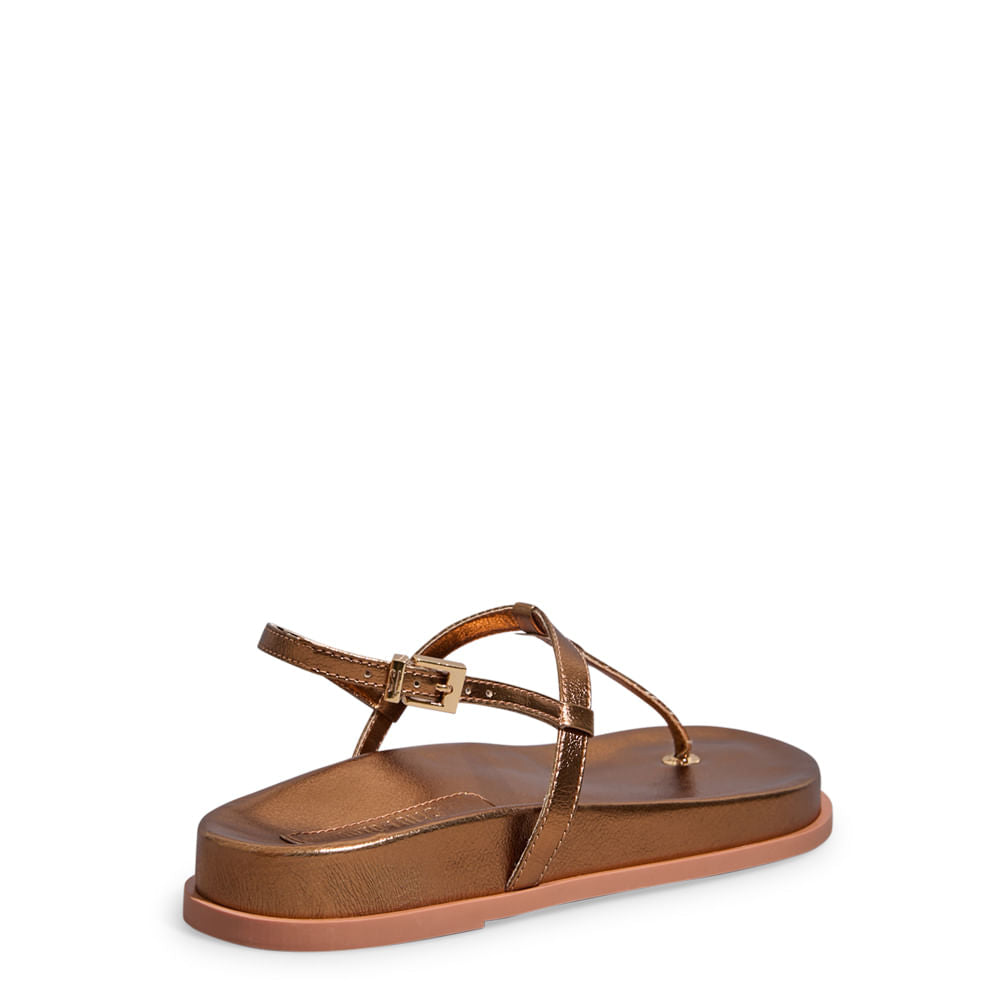 Papete Feminina Bronze Metalizada Santa Lolla