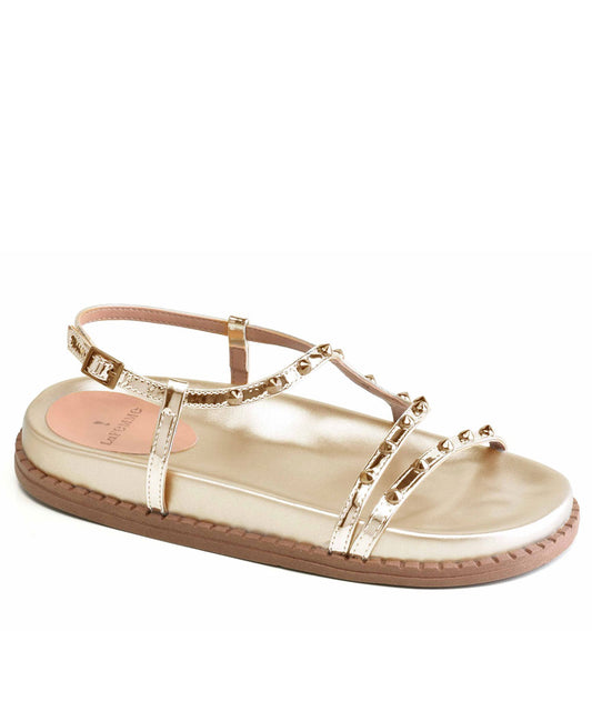 Papete La Femme Dourada Metalizada Spikes