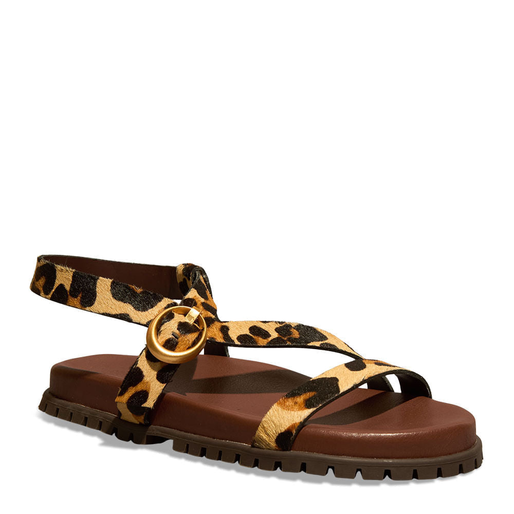 Papete Santa Lolla Anima Print Onça Couro