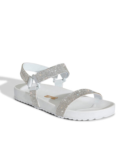 Papete Santa Lolla Branca Strass Borracha