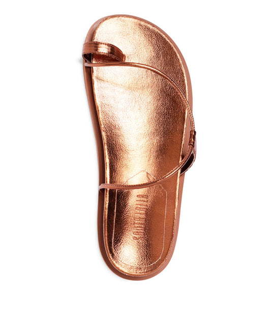 Papete Santa Lolla Bronze Metalizada