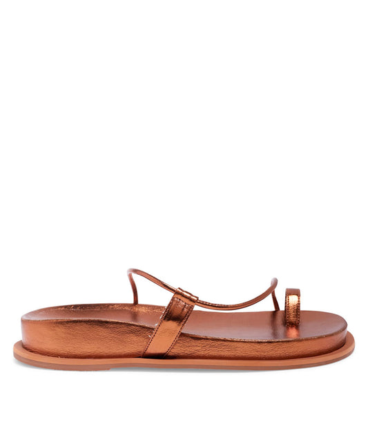 Papete Santa Lolla Bronze Metalizada