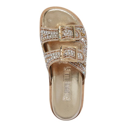 Papete Santa Lolla Crinkle Dourada Metalizada